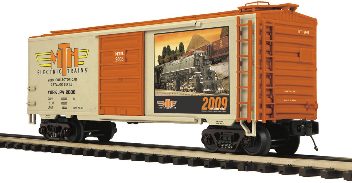 MTH 20-93432 O Gauge TCA Fall York 2008 40' Box Car LN/Box