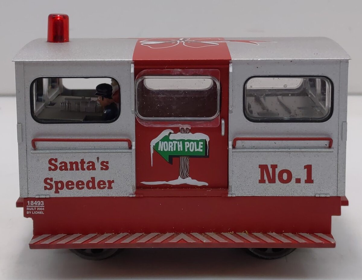Lionel 6-18493 O Gauge Santa's Speeder #1 EX/Box