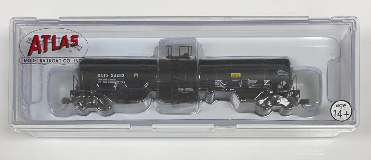 Atlas 50000246 N Scale GATX 25,500 Gallon Tank Car #54463 EX/Box