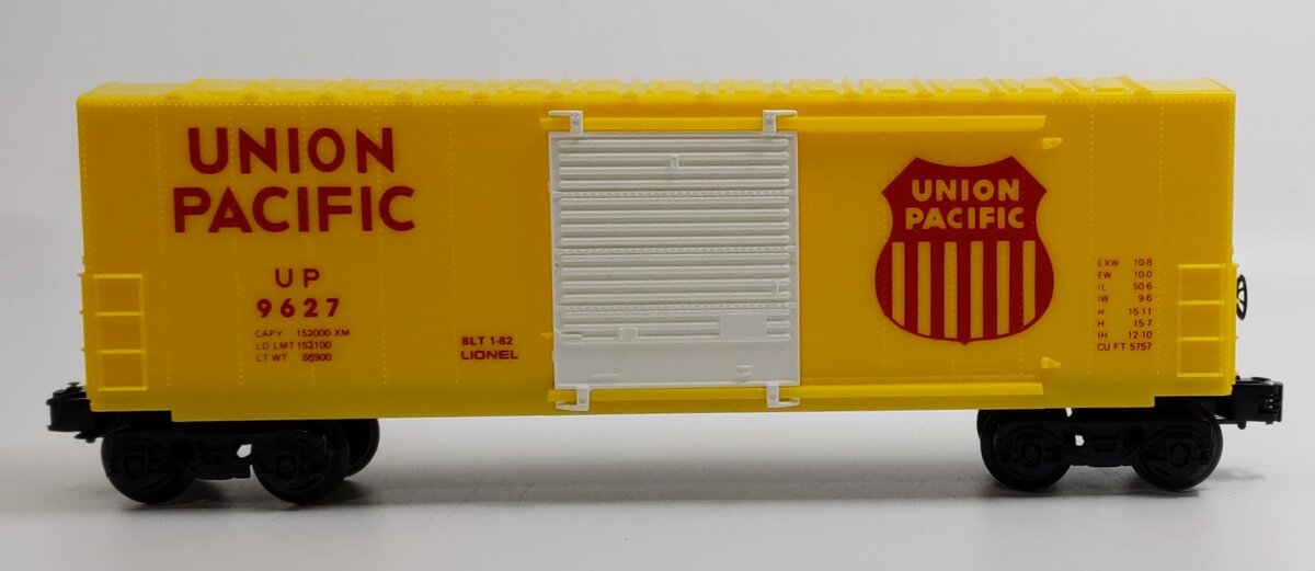 Lionel 6-9627 O Gauge Union Pacific Hi Cube Boxcar #9627 EX/Box
