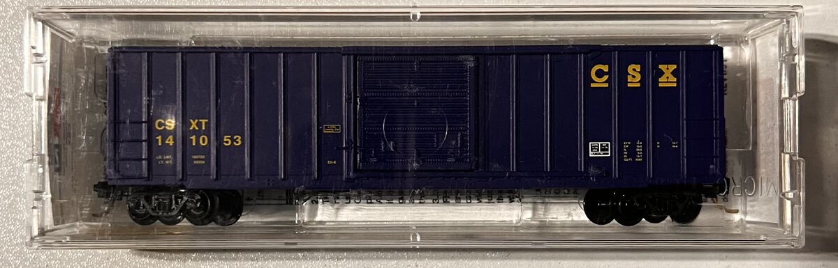 Micro-Trains 25550/1 N Scale CSX 50' Rib Side Boxcar #141053 LN/Box