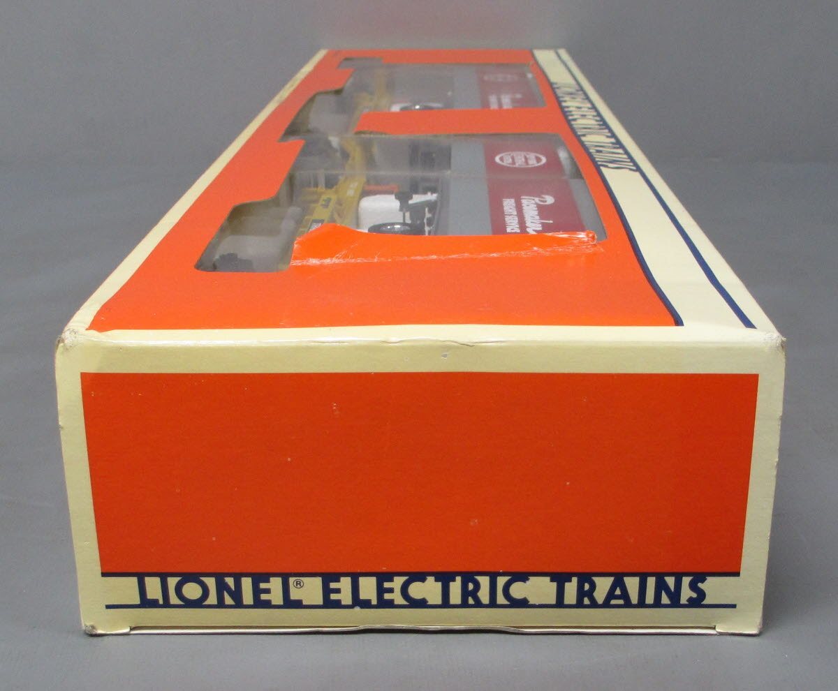 Lionel 6-16904 O New York Central T.T.U.X. Flat Cars w/2 Intermodal Containers EX/Box