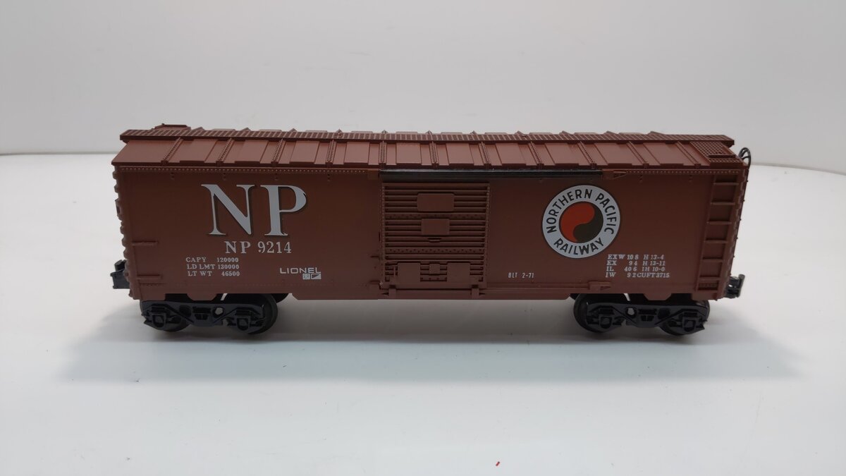 Lionel 6-9214 O Gauge Northern Pacific Boxcar #9214 LN/Box