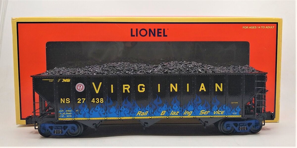 Lionel 6-27438 Norfolk Southern Heritage Virginian 3-Bay Hopper