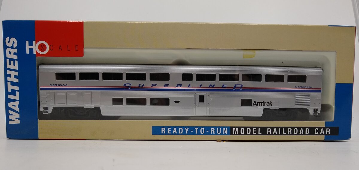 Walthers 932-6111 HO Scale Amtrak 85' Superliner II Sleeping Car EX/Box