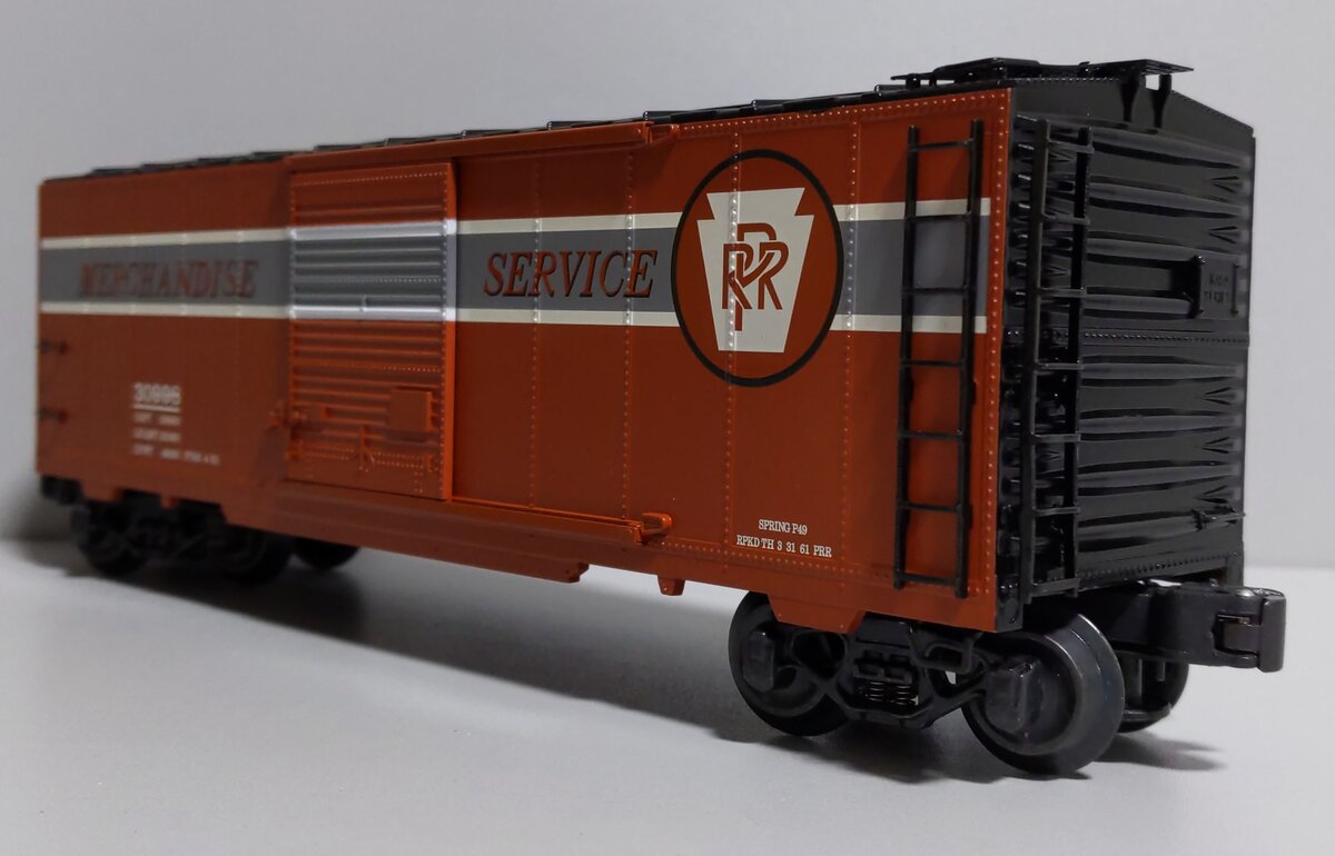 K-Line K751-1891 O Gauge Pennsylvania Railroad Die-Cast Boxcar #30998 LN
