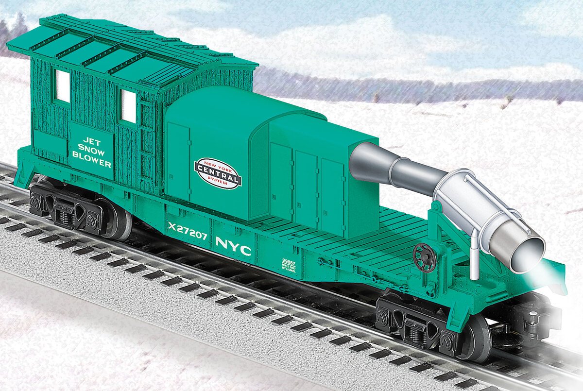 Lionel 6-29867 O Gauge New York Central Jet Snow Blower #27207
