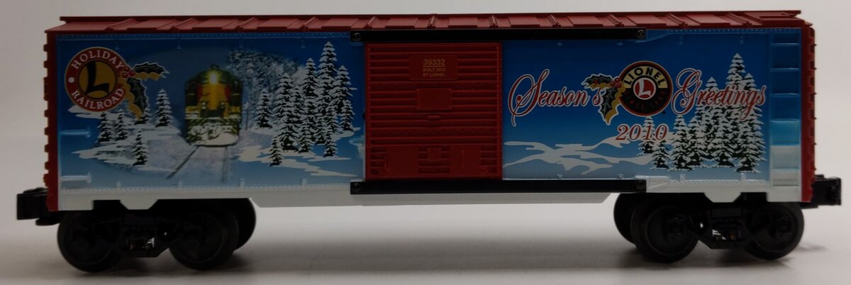 Lionel 6-39332 O Gauge 2010 Christmas Boxcar LN/Box