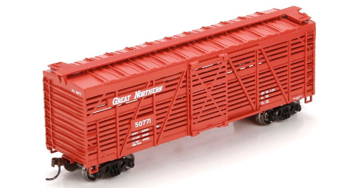 Athearn 75975 HO Scale Great Northern 40' Stock Car #50771