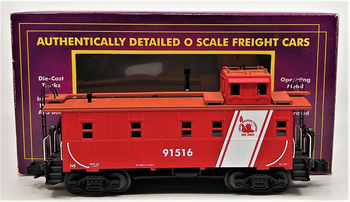 MTH 20-91040 O Gauge Jersey Central Caboose #91516 LN/Box