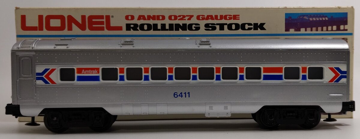 Lionel 6-6411 O Gauge Amtrak Illuminated Passenger Car #6411 LN/Box