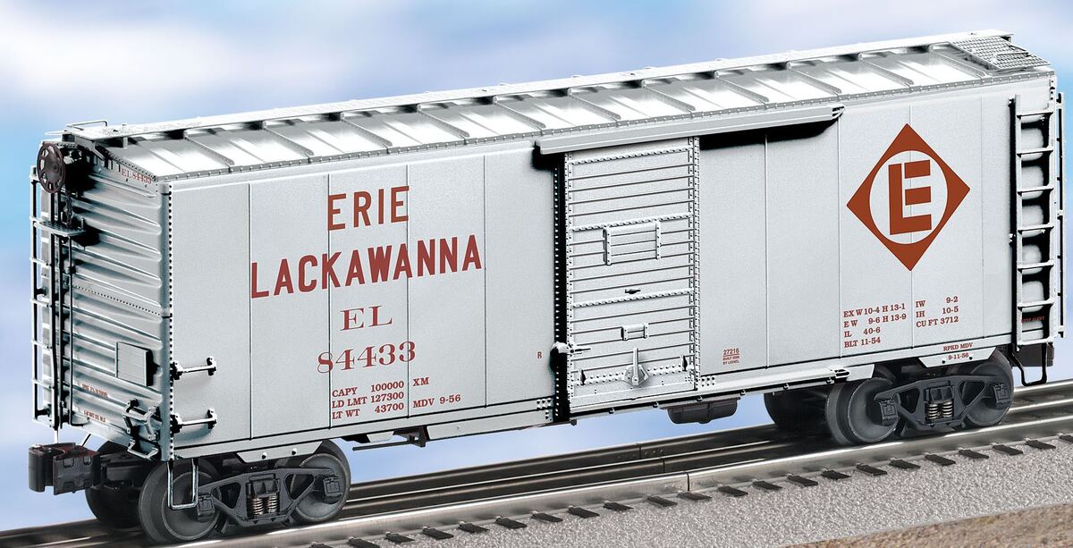 Lionel 6-27216 O Gauge Erie-Lackawanna PS-1 Box Car #84433 LN/Box