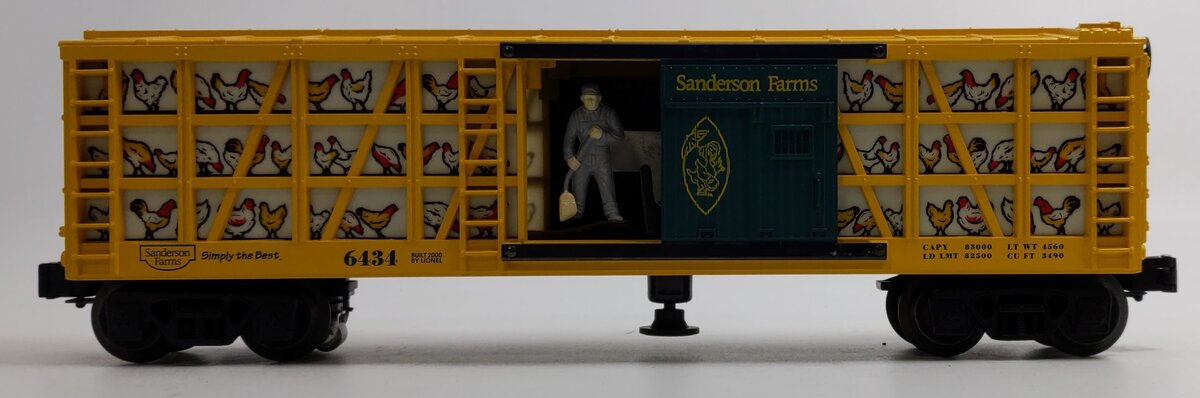 Lionel 6-19882 O Gauge Sanderson Farms Poultry Car LN/Box