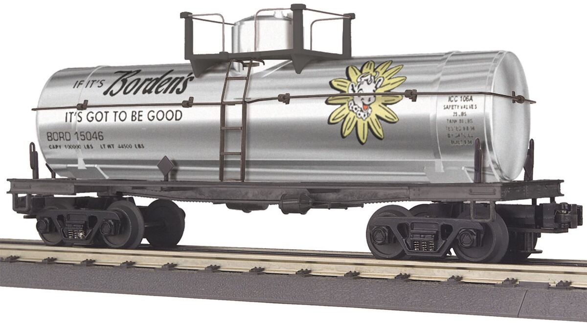 MTH 30-7376 Bordens Single Dome Tank Car #15046 NIB