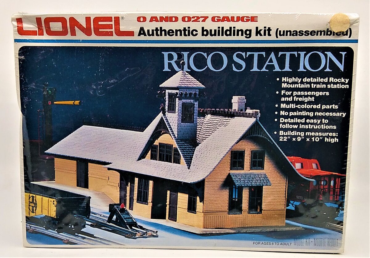 Lionel 6-2709 O Rico Station Building Kit - Assembled