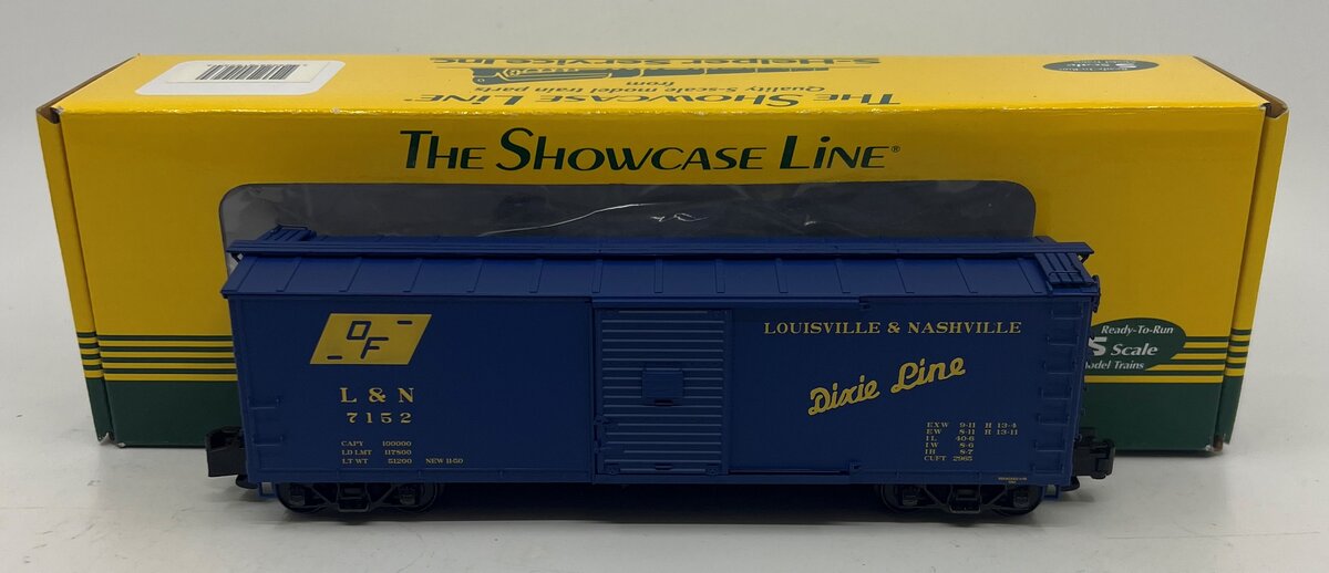 S-Helper Service 01023 S Scale L&N "Dixie Line" Rebuilt Boxcar #7152 LN/Box