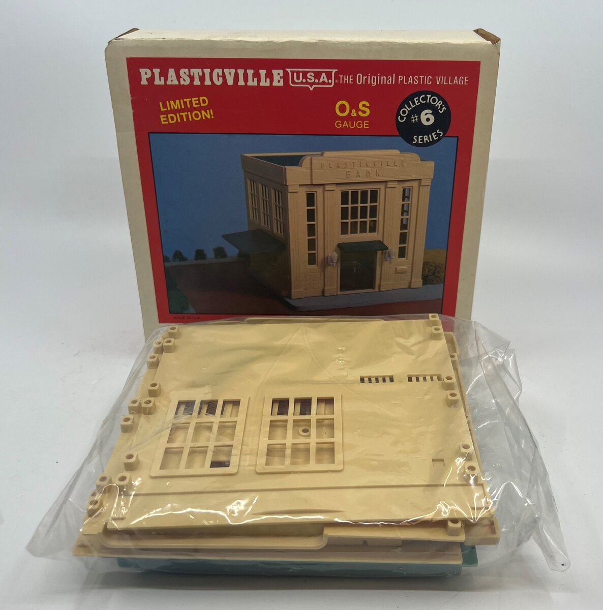 Plasticville 0700 Vintage O "The Bank" Building Kit