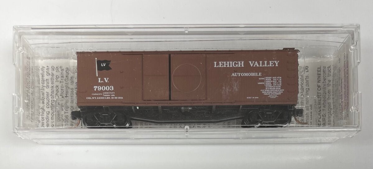 Micro-Trains 04100020 N Lehigh Valley 40' Double Sheathed Boxcar #79003