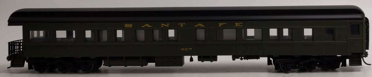 Bachmann 89316 HO Santa Fe Heavyweight Observation Car #407 MT/Box