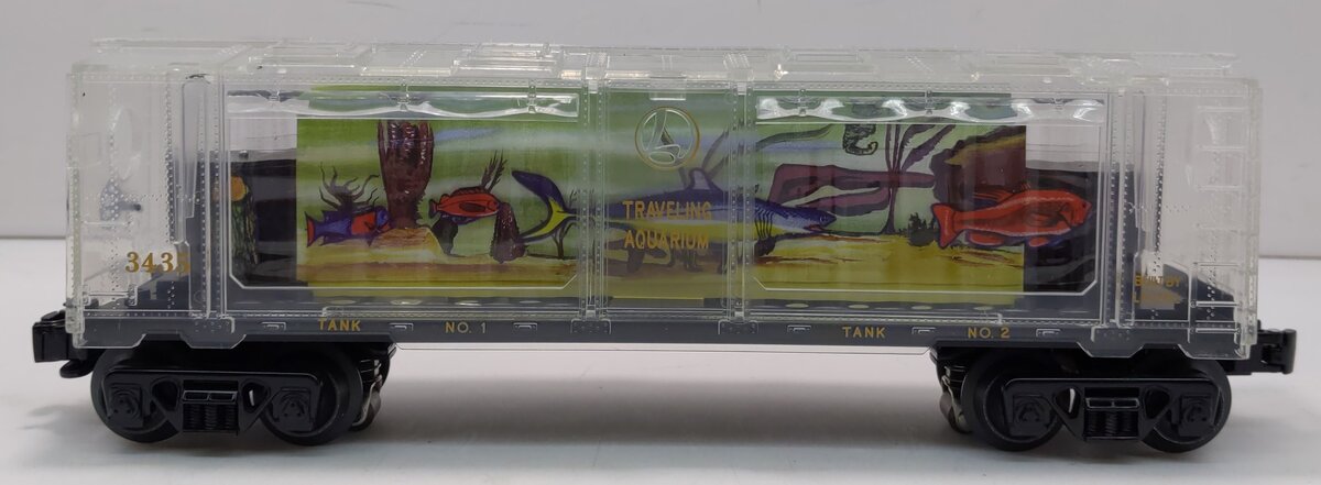Lionel 6-29300 O Gauge 75th Anniversary Clear Shell Aquarium Car #3435 NIB