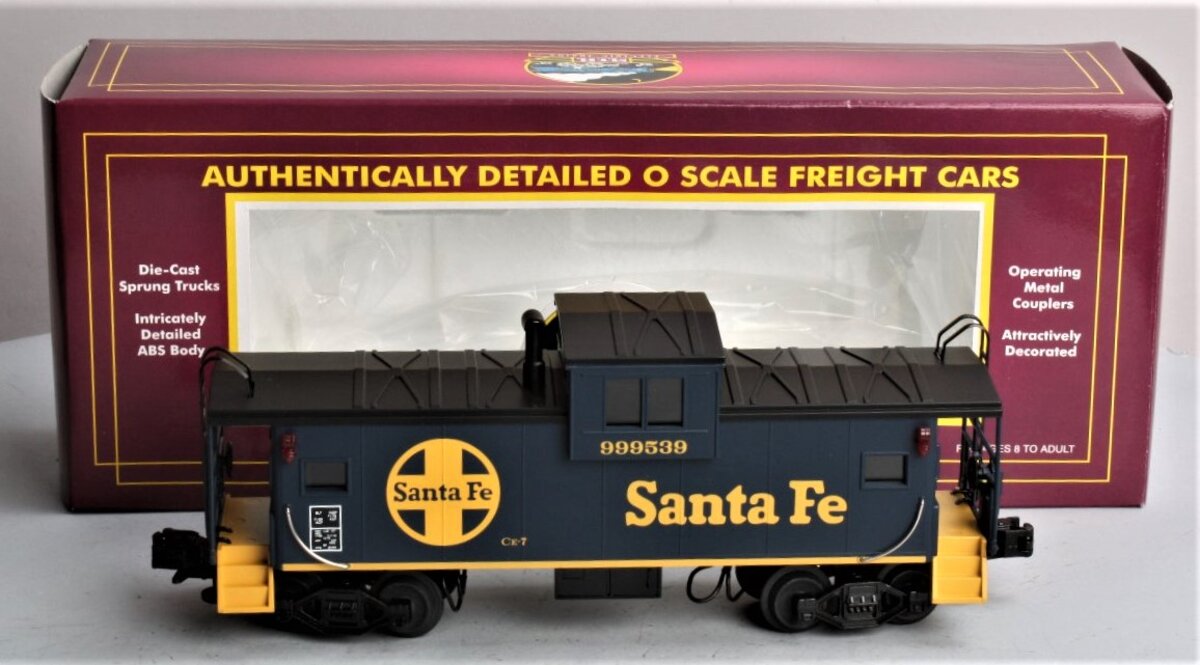 MTH 20-91010 O Gauge Santa Fe Extended Vision Caboose #999539 LN/Box