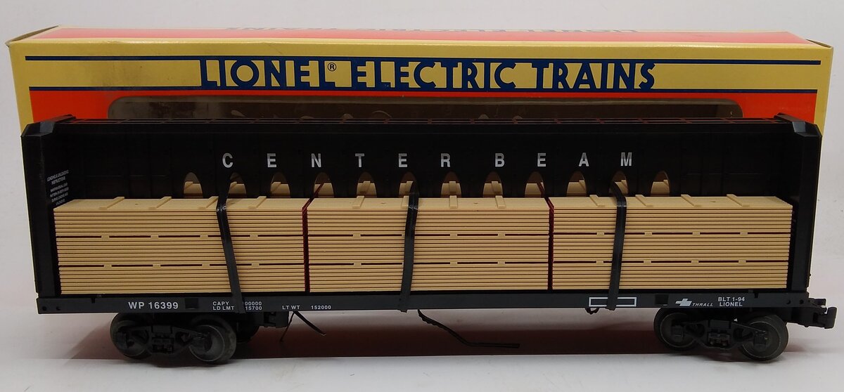 Lionel 6-16399 O Gauge Western Pacific I Beam Flatcar LN/Box