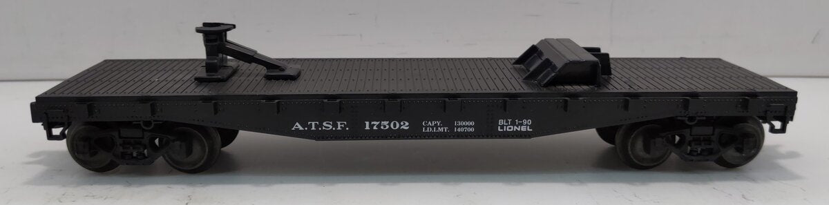 Lionel 6-17502 O Gauge Santa Fe Flat Car w/ Trailer #549 EX/Box