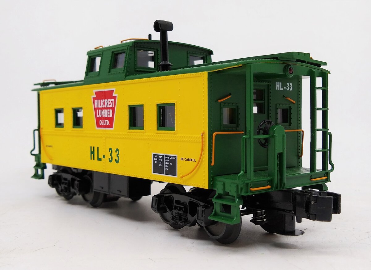 MTH 20-91028 O Gauge Hill Crest Lumber Co. Steel Lighted Caboose LN/Box