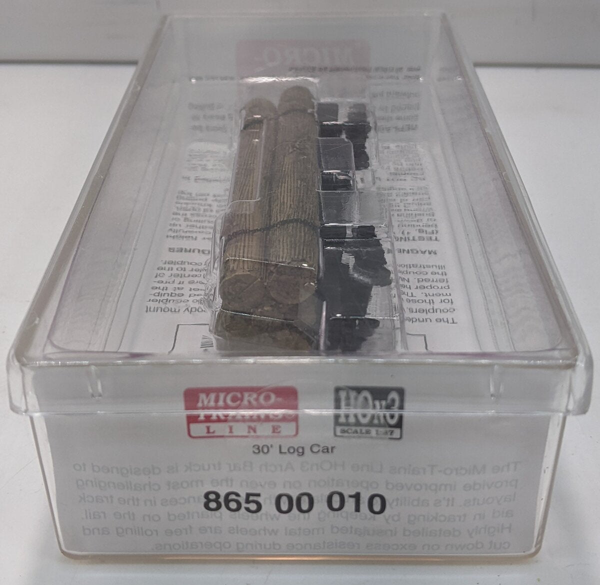Micro-Trains 86500010 HOn3 (1:87) Scale 30' Log Car LN/Box