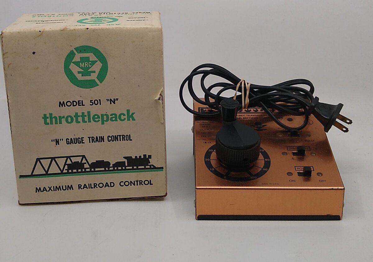 MRC 501 HO Scale Throttlepack Train Control