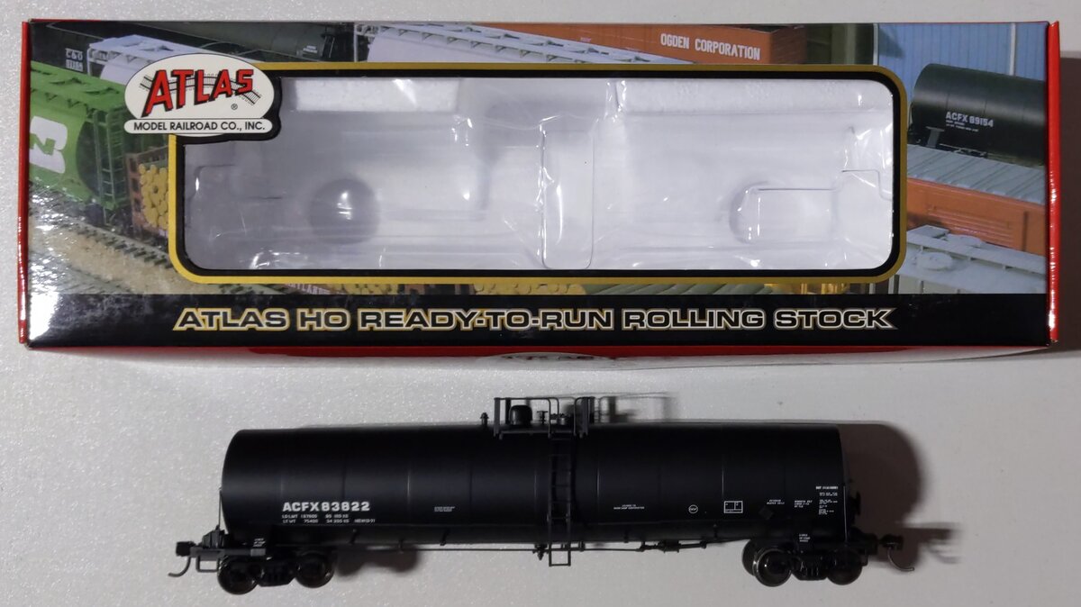Atlas 1631-1 HO Scale ACFX (Union Camp) 23,500 Gallon Tank Car #83822 MT/Box