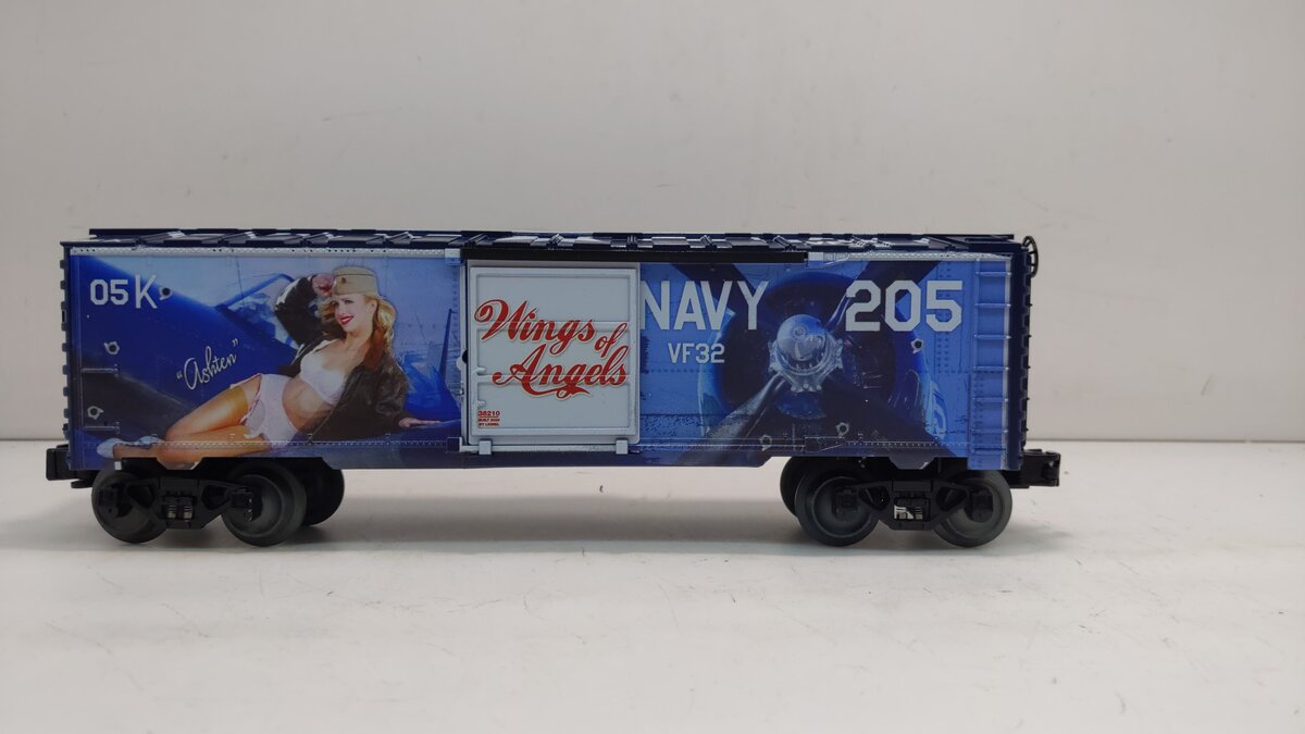Lionel 2038210 O Gauge Wings of Angels Ashten Goodenough Musa Boxcar EX/Box