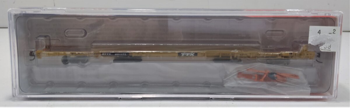 BLMA Models 13002 N Scale RTTX F89-J Diecast 89' Flat Car #601171