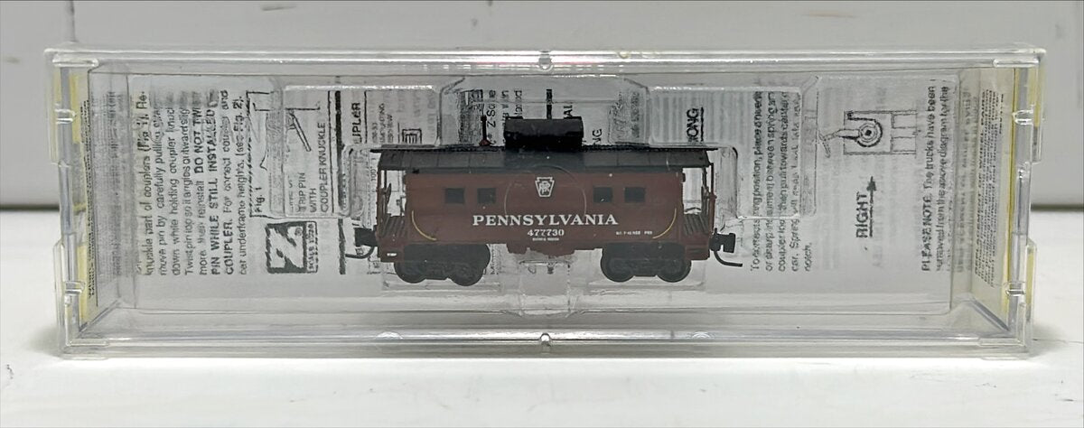 Micro-Trains 53500190 Z Pennsylvania Railroad Cupola Caboose #477730 LN/Box