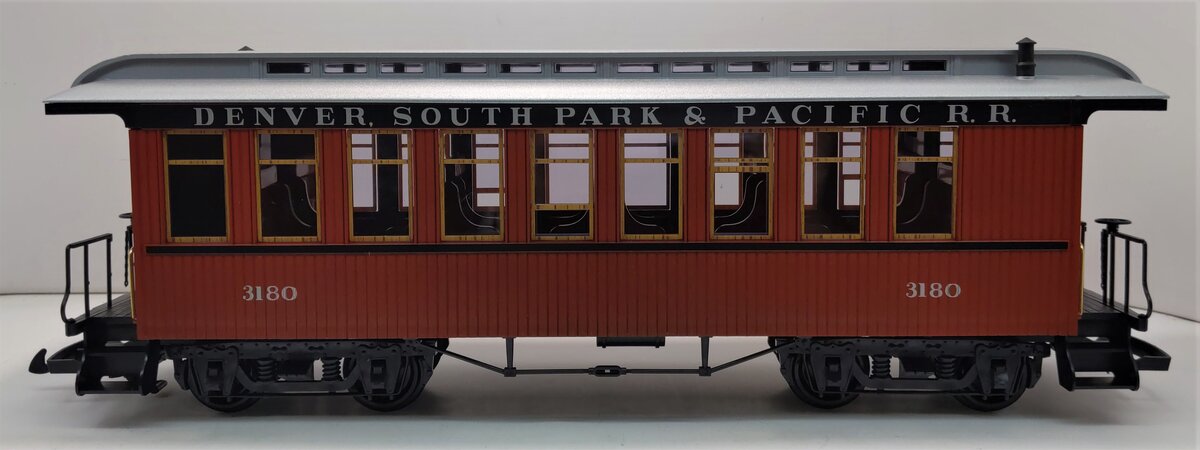 LGB 3180 G Scale Denver, South Park & Pacific Passenger Car EX/Box