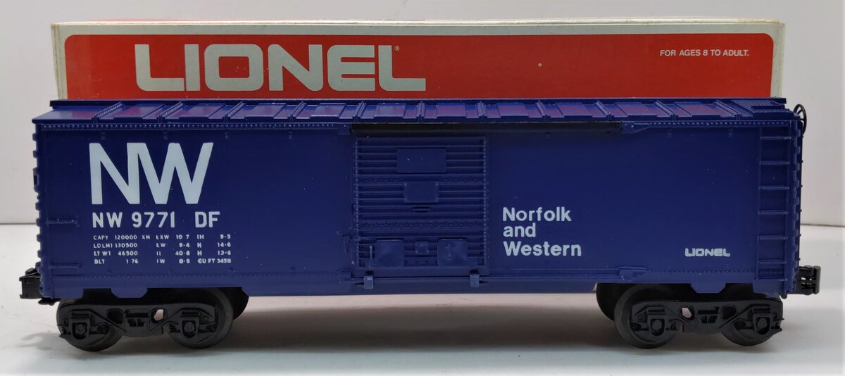 Lionel 6-9771 O Gauge Norfolk and Western Boxcar LN/Box – Trainz