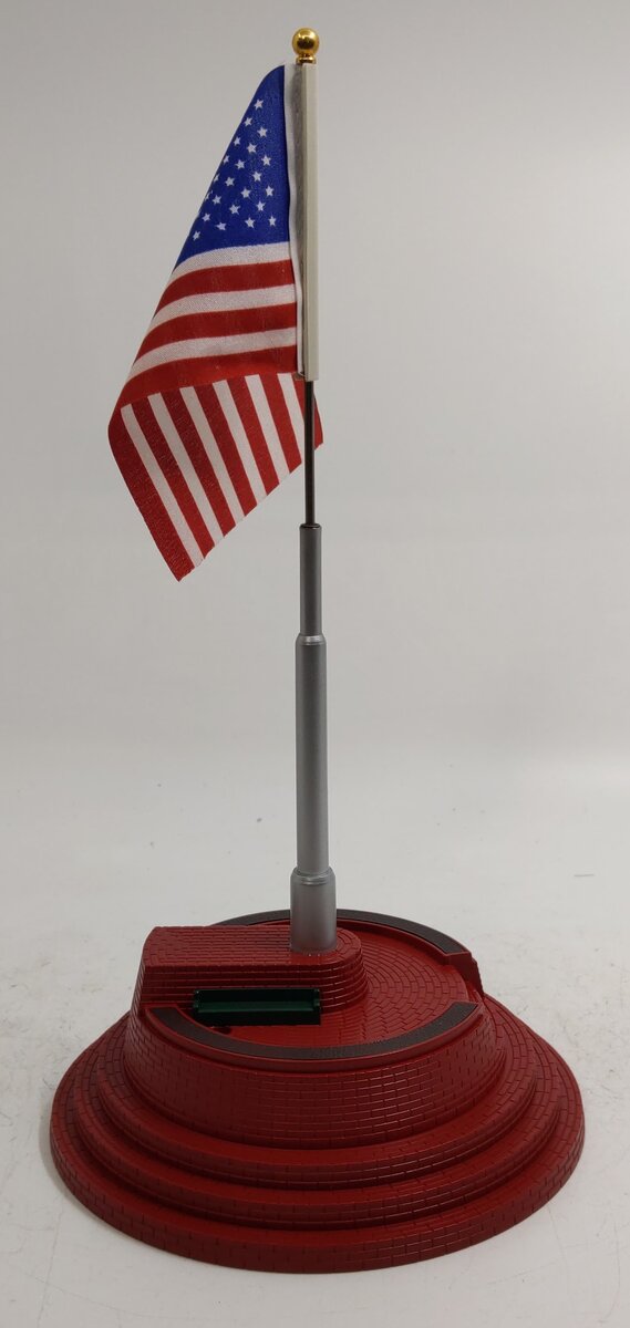 MTH 30-9103 O Scale Operating American Waving Flag LN/Box