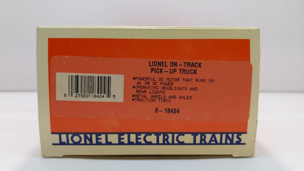 Lionel 6-18424 O Gauge On-Track Pickup Truck NIB
