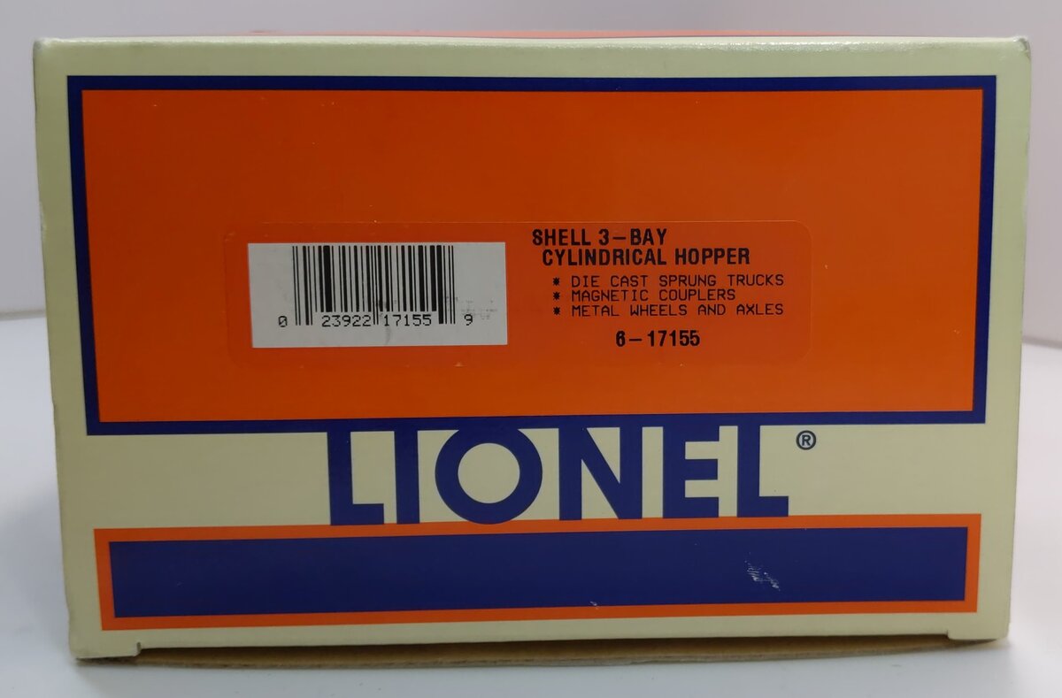 Lionel 6-17155 O Gauge Shell Plastics Cylindrical Hopper #3527 LN/Box