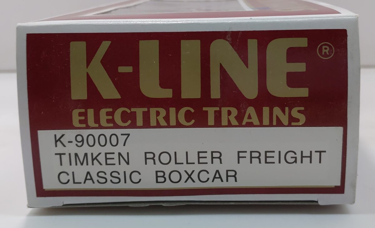 K-Line K-90007 O Gauge Timken Roller Freight Boxcar LN/Box