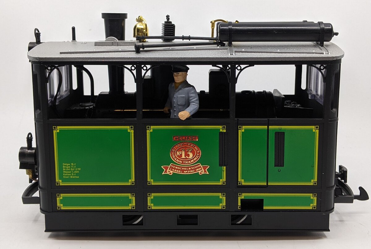 LGB 2150 G Scale Elias Henschel & Sohn Steam Tram Locomotive #13 LN/Box