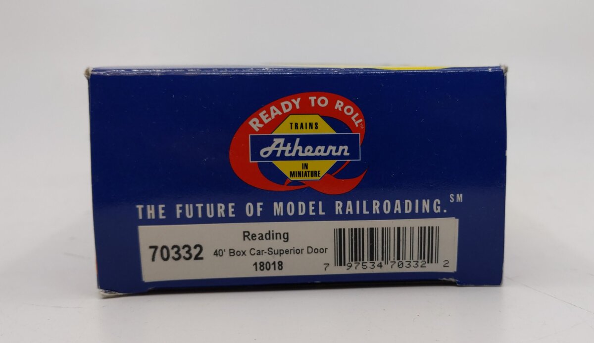 Athearn 70332 HO Reading 40' Box Car-Superior Door #18018 LN/Box