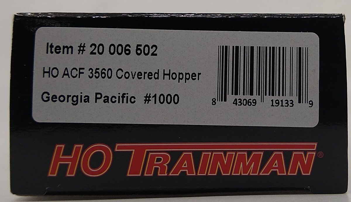 Atlas 20006502 HO Georgia Pacific TMAN ACF 3560 Covered Hopper #1000