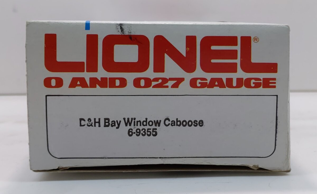 Lionel 6-9355 O Gauge Delaware & Hudson Bay Window Caboose NIB