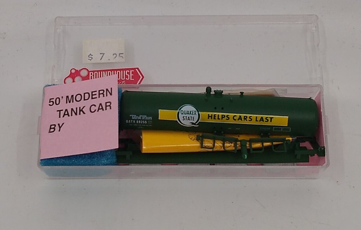 Roundhouse 8456 N Scale Quaker State Tank Car Kit #69256