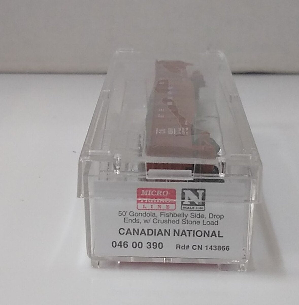 Micro-Trains 04600390 N Canadian National 50' Fishbelly Side Gondola #143866 NIB