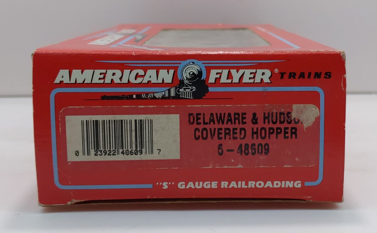American Flyer 6-48609 S Scale Delaware & Hudson Covered Hopper #8609 LN/Box