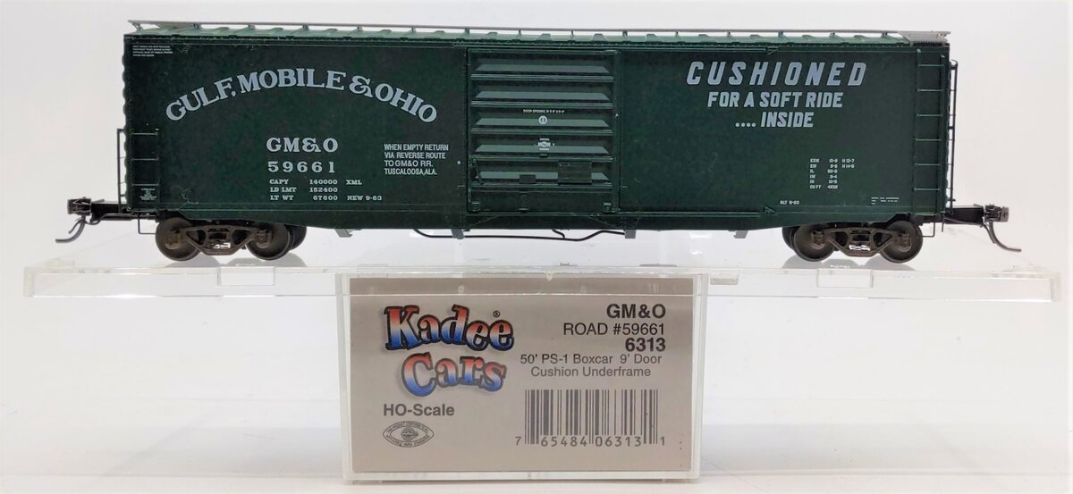 Kadee 6313 HO Scale Gulf Mobile & Ohio 50' PS-1 Boxcar #59661 LN/Box