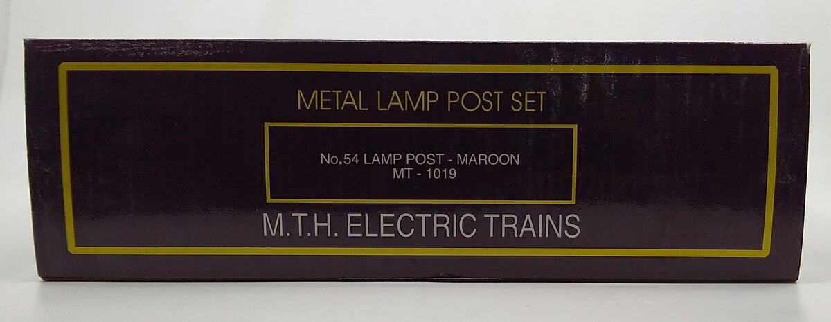 MTH 20-1019 O No.54 Maroon Lamp Post Set LN/Box