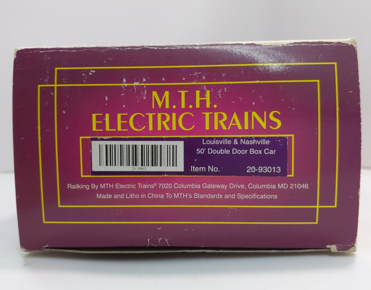 MTH 20-93013 O Louisville & Nashville 50' Double Door Boxcar #41030 EX/Box